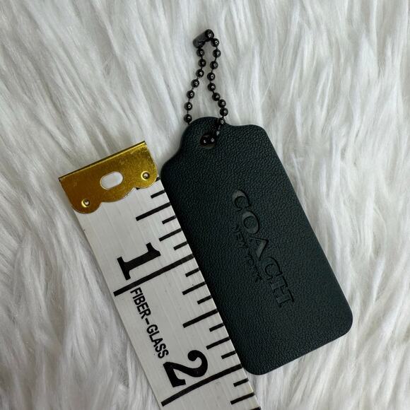 COACH Replacement Green Hang Tag Key Fob Bag Charm - Picture 3 of 3